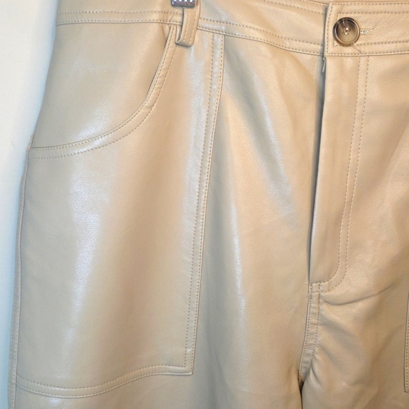 KNOW ONE CARE Tan High-Waisted Pants NEW SIZE LARGE. - Picture 4 of 13